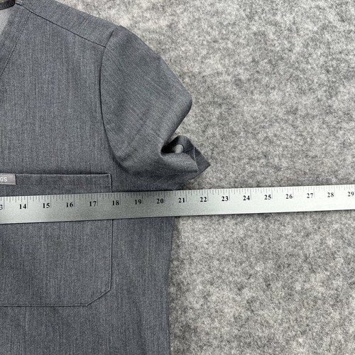 Figs Technical Collection Catarina Scrub Top Medium Graphite Grey One Pocket - Picture 16 of 18