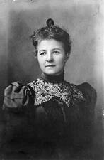 Portrait of Mrs. Flora Schwab California Old Photo