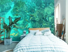 3D Sea Fish G6906 Wallpaper Wall Murals Removable Self-adhesive Honey