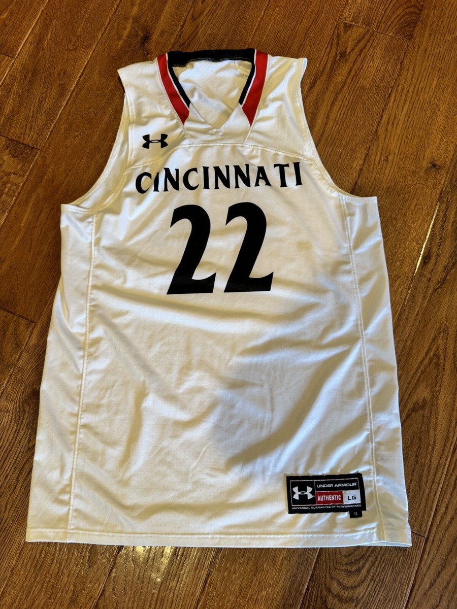 Under Armour Cincinnati Number 22 Basketball Jersey Size Large