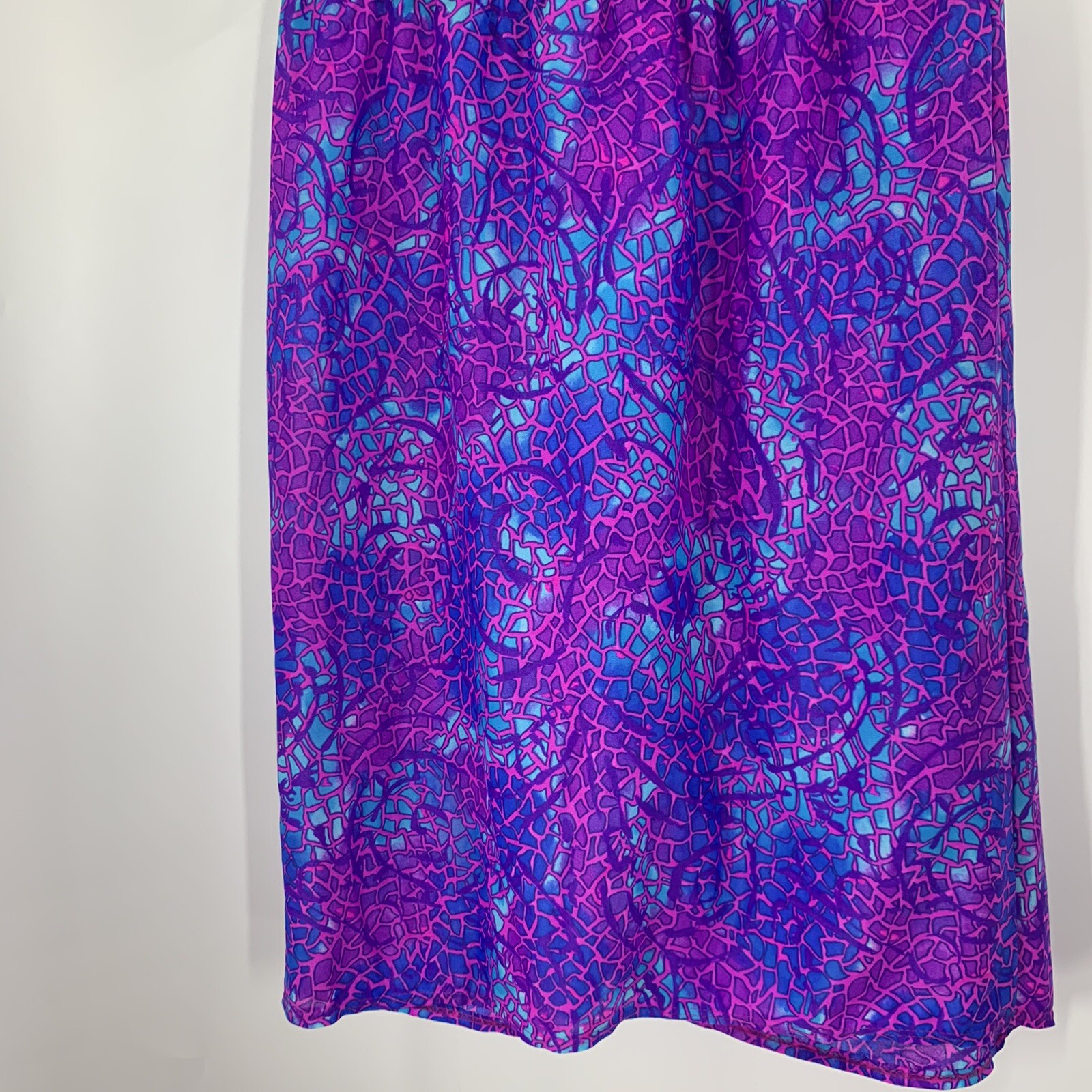 JANTZEN Gradient Blue Silky Nylon SWIMSUIT Cover … Gem