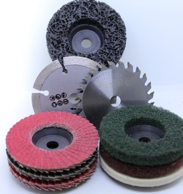 NEU-Zubehör-Set for use BTI-Würth-Bosch GWS 12V-76mm  Schneiden-Sägen-Polieren