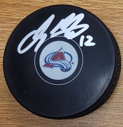 Jayson Megna Autographed Signed Colorado Avalanche Hockey Puck -COA 