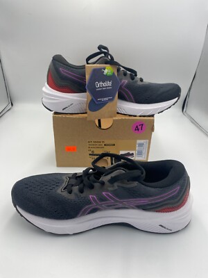 ASICS  Women's 6 B GT-1000 11 Running Shoes in Black/Orchid