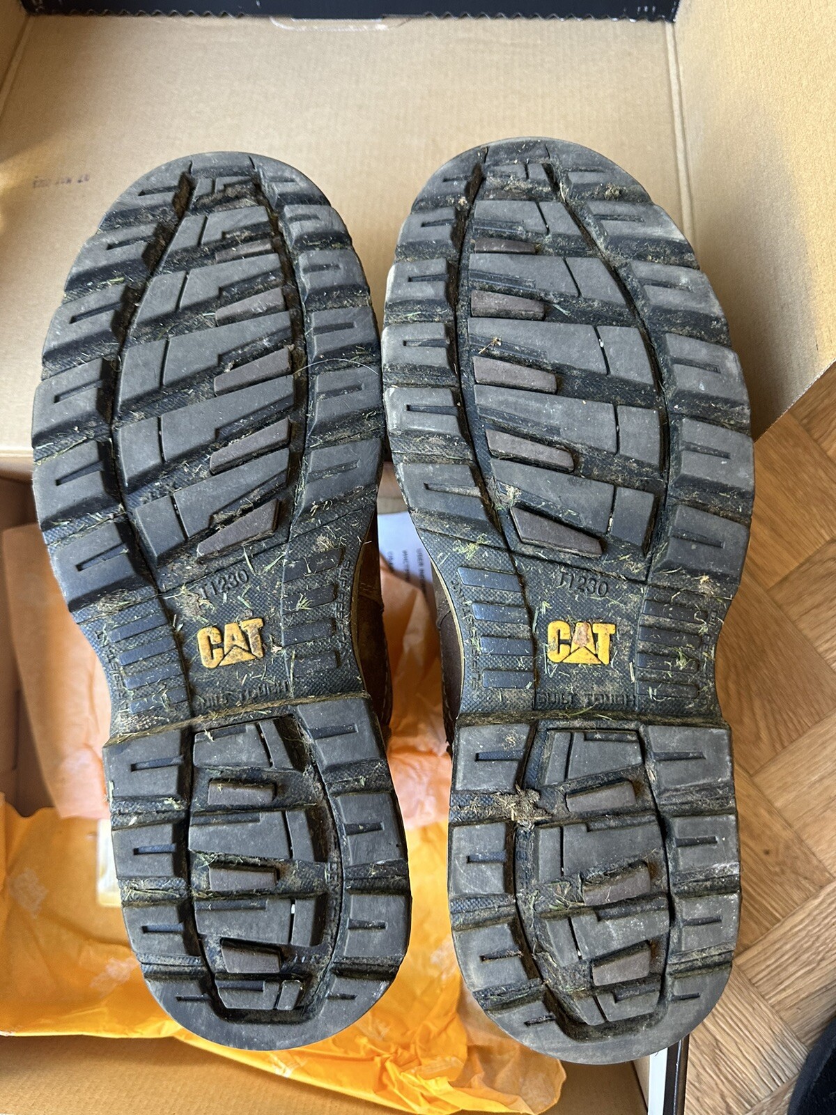 cat steel toe boots size 10 eBay