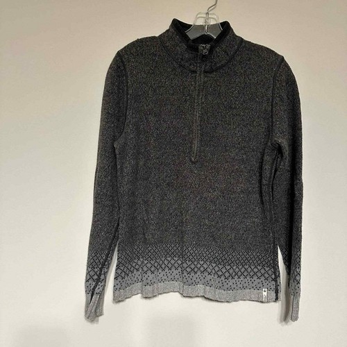 Woman's 3/4 zip grey Woolrich sweater eBay