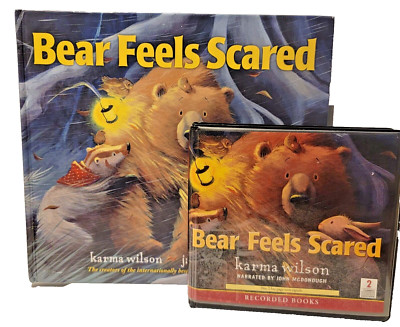 Bear Feels Scared: Book & (2) CDs/Audio   1st Edition/HC/G   (see photos:)