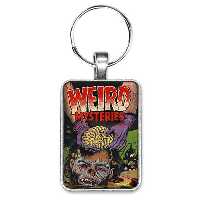 Weird Mysteries #5 CLASSIC PRE-CODE BRAIN TRANSPLANT COVER Key Ring or Necklace