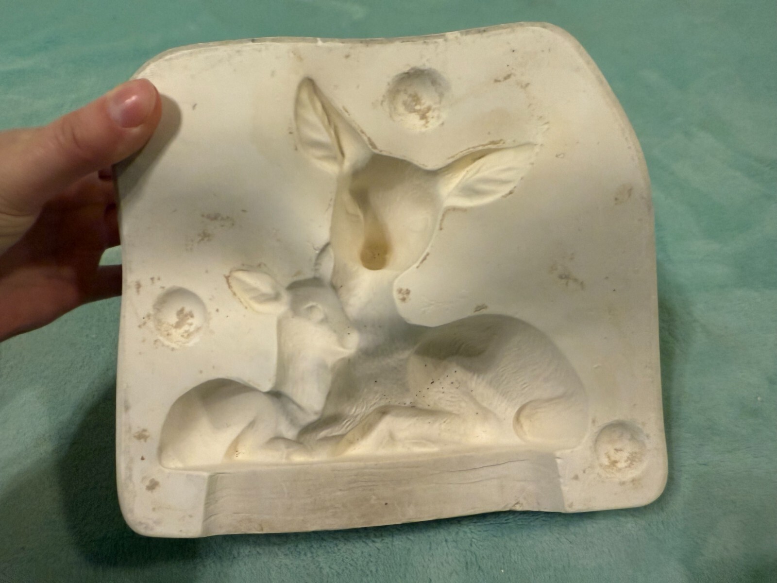 Doe and fawn #465 Kimple slip casting mold
