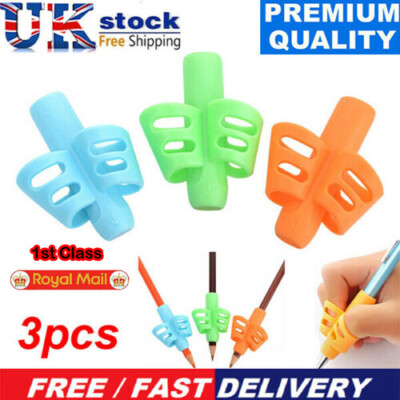 Pencil Grips for Children Handwriting Pack Kids Training Pen Gippers  Holder UK UK
