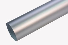 3D Autofolie CHROM SATIN MATT SILBER Lackfolie Klebefolie Möbelfolie blasenfrei
