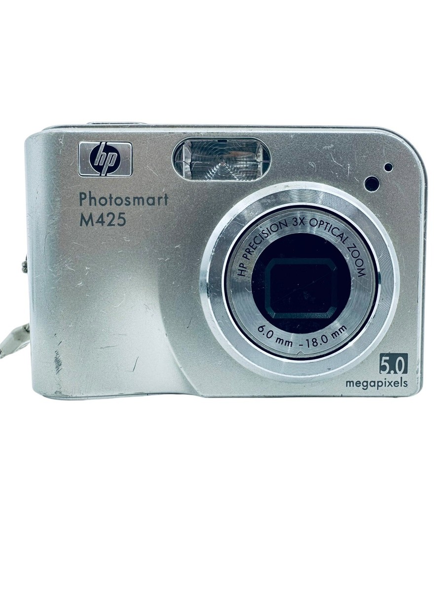 HP PhotoSmart M425 5.0MP Digital Camera Silver - Damaged LCD