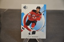 2024-25 Upper Deck SP Hockey BLUE Parallel Base Set #13 Jack Hughes nhl
