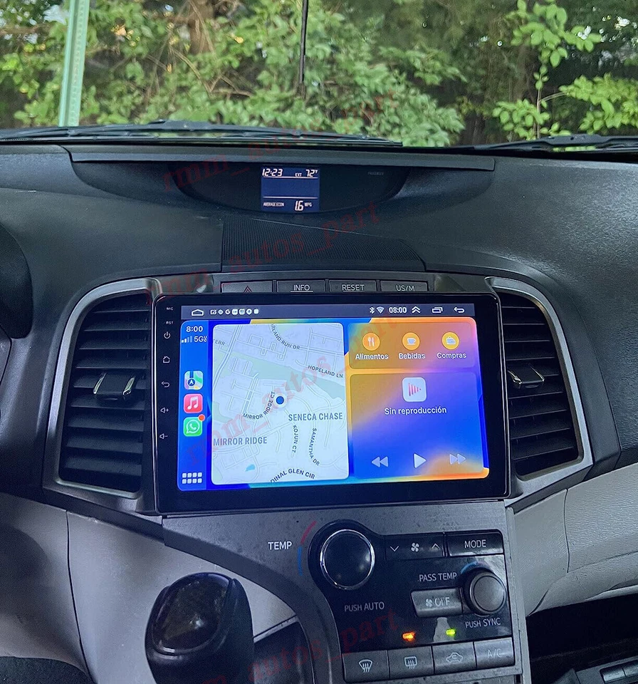 64GB For Toyota Venza 2008-2016 Apple Carplay Android 13 Car Stereo Radio GPS - Imagem 4 de 4