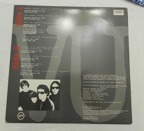 LP, Velvet Underground - Another View, Verve 829 405-1 Y-1, 1986, NM - Picture 2 of 2