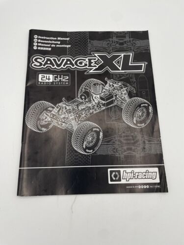 HPI Racing Savage XL Truck Instruction Manual - Foto 1 di 7