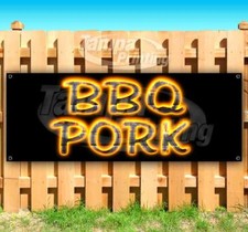 BBQ PORK Advertising Vinyl Banner Flag Sign Many Sizes USA BBQ