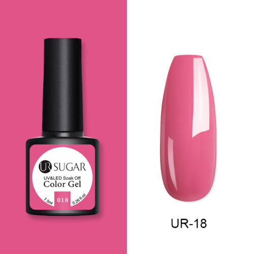 UR SUGAR 172 Colors UV Gel Polish Glitter Purple Top Base Gel Gel Varnish 7.5ml - Picture 23 of 119