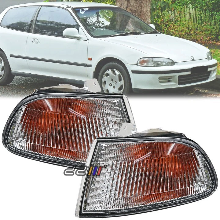 For Honda Civic EG6 SR3 92-95 3Dr JDM Corner Blinker Signal Indicator lamp Light - Image 3 of 4