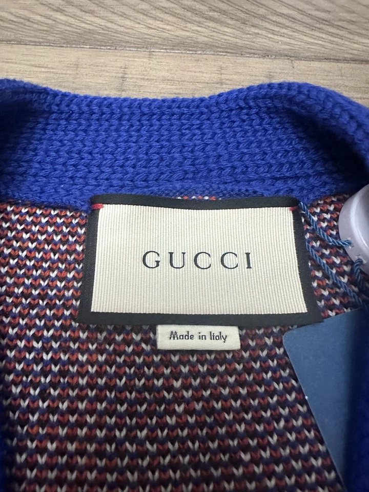 Gucci Tiger Cardigan Sweater Men Medium - Image 4 of 4