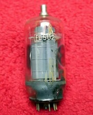 LAMPE TUBE MAZDA BELVUE - EL502 - OCCASION NON TESTÉE - TUBE PENTODE - RADIO TSF