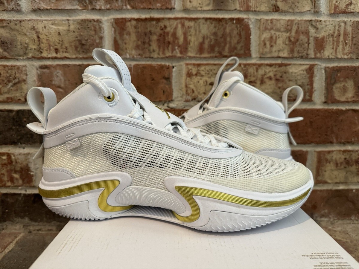 New 11 Nike Air Jordan 36 XXXVI Glory Metallic Gold Basketball