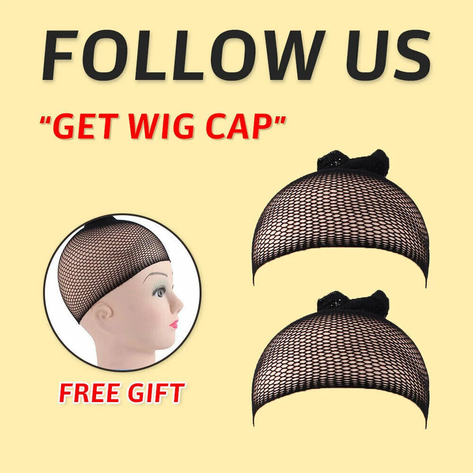 长波浪柔软分层香槟合成假发女式天然派对假发 — 第 4/4 张图片