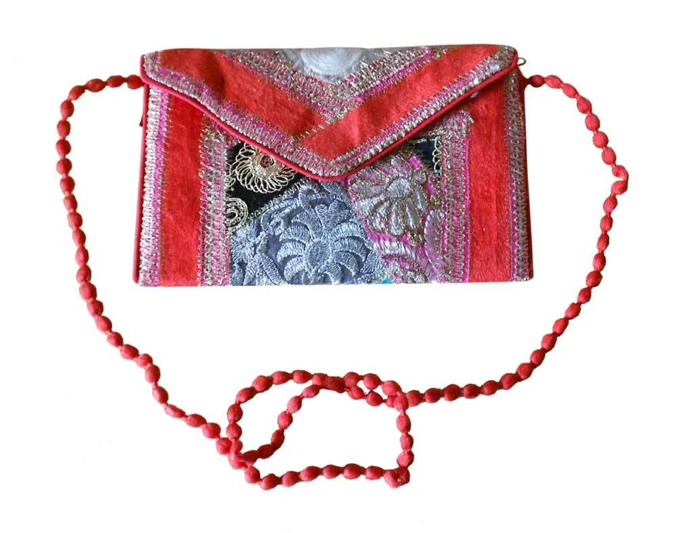 Женщин Дамская сумка традиционный вечеринки износ сумочки клатч ручной работы повседневный - Изображение 2 из 4