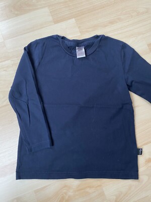 Trigema Jungen Langarmshirt dunkelblau Gr. 116 wie neu