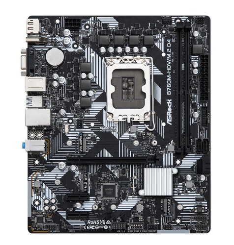 B760M-HDV/M.2 D4 - MATX - LGA 1700-2X DDR4 - HDMI - DP - 2X M.2 - Photo 2/6