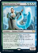 Manifestation Sage NM, English MTG Strixhaven School Of Mages
