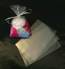 CLEAR FLAT POLYPROPYLENE BAG SIMPLE CELLO PLASTIC BAGS 1.5 mil
