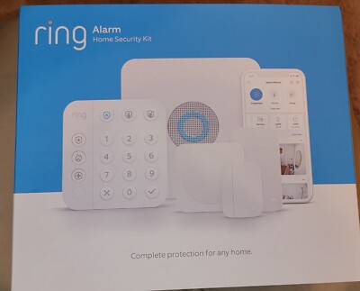 NEW Ring Alarm 8-Piece Security Kit 2nd Gen Home security System Works w/ Alexa