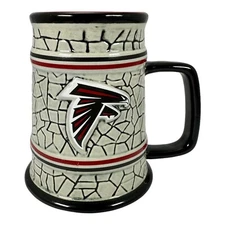 The Memory Company Atlanta Falcons Mug NFL 3D Stone Wall Football 12 oz