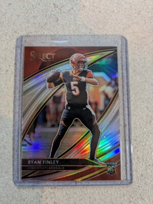 2019 Panini Select Field Level SILVER Prizm #281 Ryan Finley RC BENGALS!