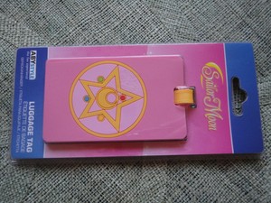 sailor moon luggage tag