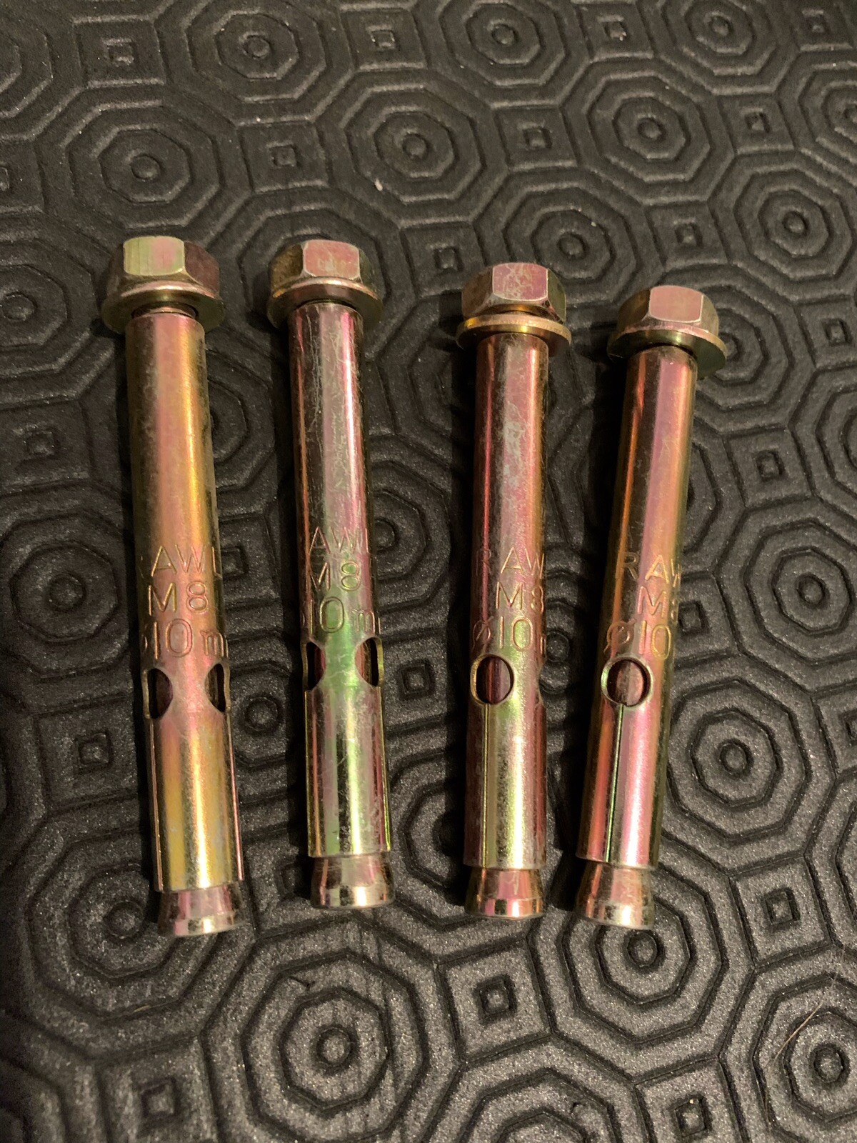 Pack Of 4 x Rawlok Sleeve Anchor (M10 X 75mm) Mild Steel Zinc/Yellow Plated eBay