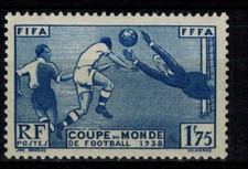 France timbre football de 1938 N° 396 Neuf ** MNH