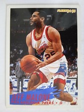 1994/95 USA NBA BASKETBALL LEAGUE JEFF MALONE FLEER CARD No 174 EXCELLENT