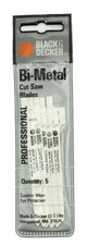 Black & Decker 5pc Bi-Metal Jigsaw Blades Swiss