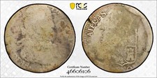 1812 Zacatecas México 8 Reales PCGS G Detalles Daños Moneda Provisional 2798