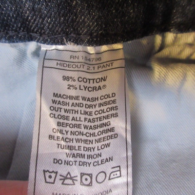 Off The Grid Jeans 28x32 Mens Standard Fit Hideout 2.1 Stretch