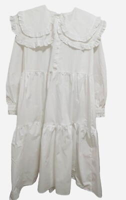chinese dress ladies Peasant Chemise Dress - Renaissance Medieval - Cream - Costume main image 0