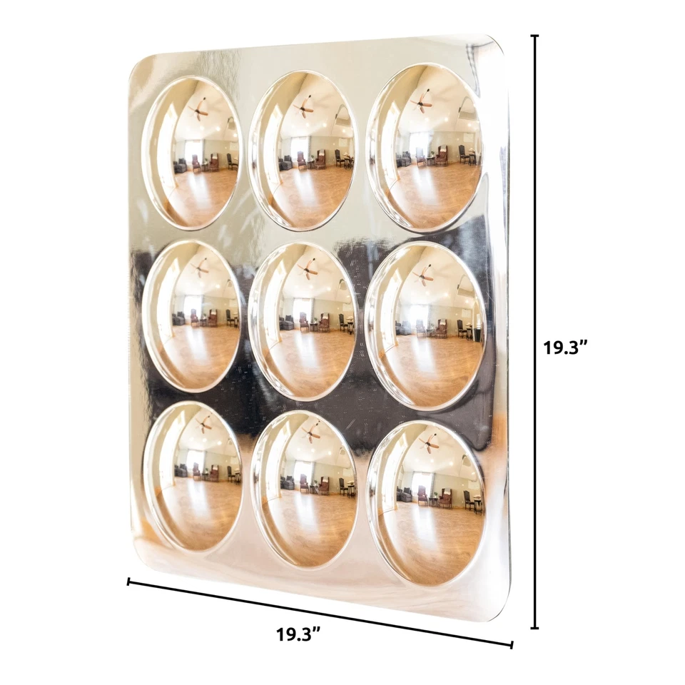 Сенсорное настенное зеркало для ребенка ясельного возраста SPARK & WOW | большое | 9 пузырьков | для возраста 6 м+ |... - Изображение 3 из 4