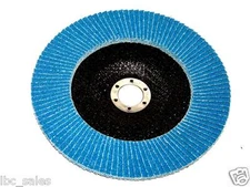 50pcs premium blue zirconia flap disc sanding grinding 4-1/2" x 7/8" 40 grit
