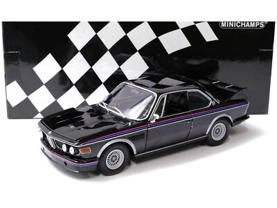 未開封品 1/18 BMW 3.0 CSL Spoiler Set 1973 1973 BMW 3.0 CSL Black with Red and Blue Stripes Limited