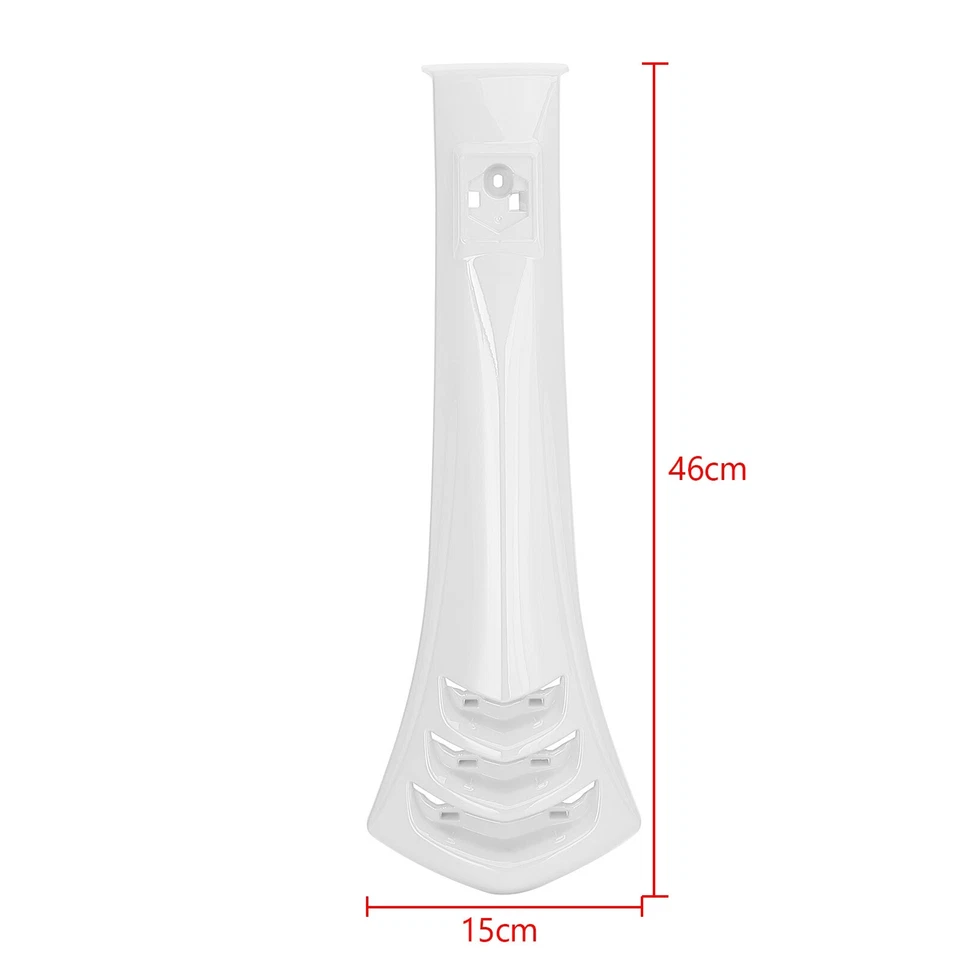 Corbata de carenado de cubierta de bocina de dirección para VESPA GTS300 GTV300 2019-2022 blanca EE. UU. Foto 2 de 4