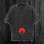 Naruto Uchiha Itachi Oversized Vintage T-Shirt | Washed Cotton Streetwear