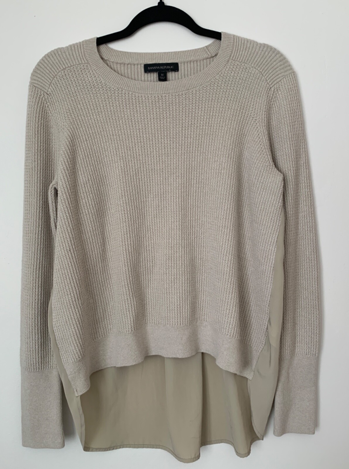 Banana Republic Hi-Lo Sweater Blouse in Soft Knit