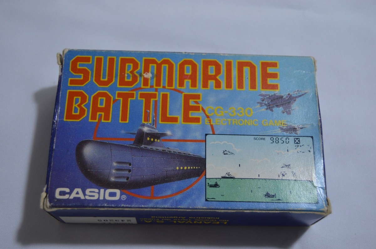 RARE VINTAGE 1985 CASIO CG-330 SUBMARINE ELECTRONIC HANDHELD